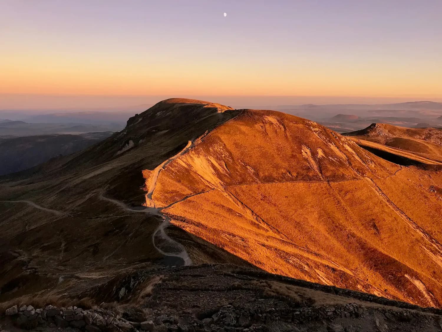 Paysage volcanique d’Auvergne
